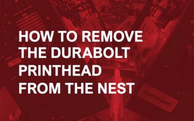How to Remove the DuraBolt Printhead from the Nest