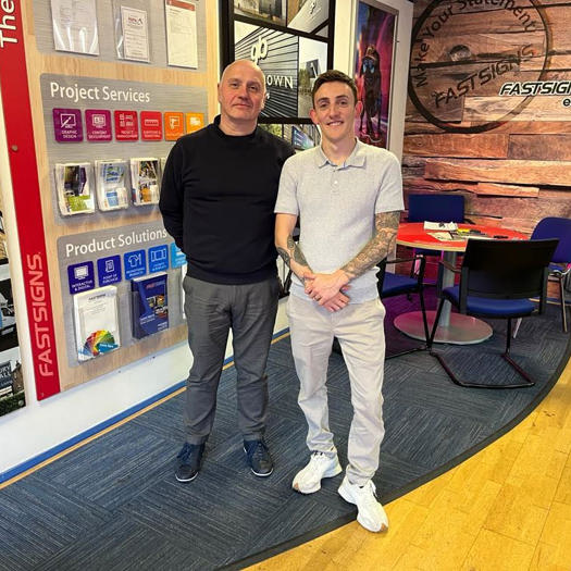 Meehan (L) and Latham (R) are excited to get working