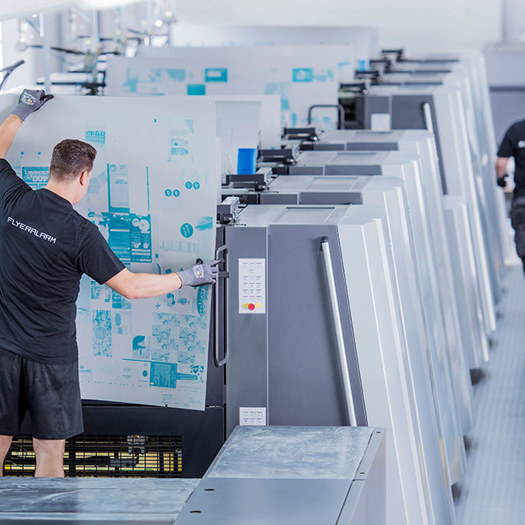 FlyerAlarm maintained production across its eight sites through lockdown