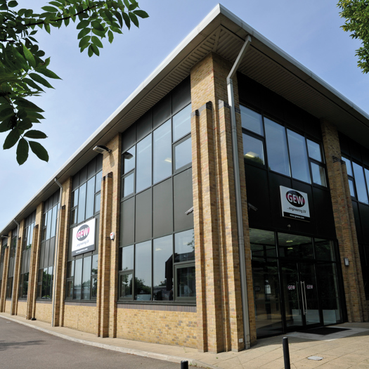 GEW’s headquarters and production facility in Crawley, West Sussex