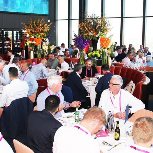 To encourage diverse interactions, guests will switch tables between courses