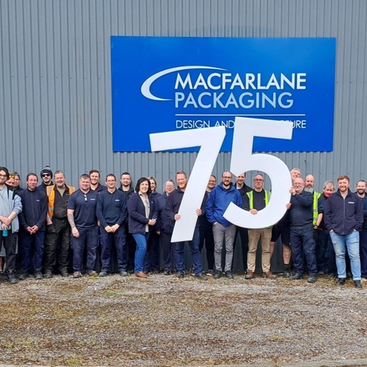 Macfarlane's Westbury staff celebrating the milestone