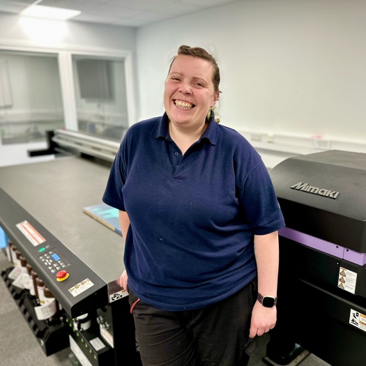 WF Education's new Mimaki prints directly onto board, giving better quality than decals