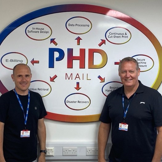 (L-R) Antony Moore, operations director, and Kevin Dunn, business development director at PHD