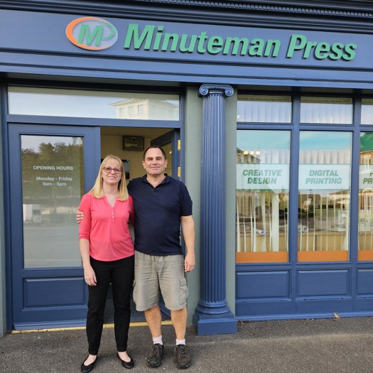 Juanita and David Prince opened a brand new store for the franchise