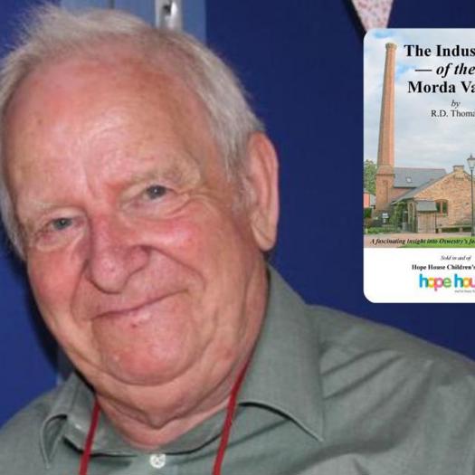 Sam Evans hopes to republish the book to support a local hospice. Image: Border Counties Advertizer