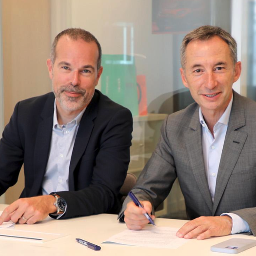 Boucon (left) and Espinas: deal is a great opportunity for all involved