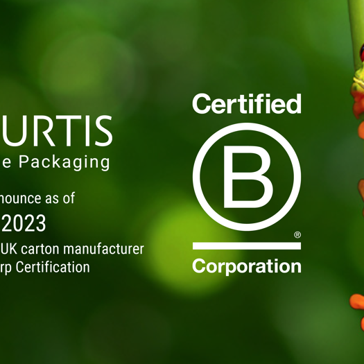 Curtis was awarded B Corp status in April